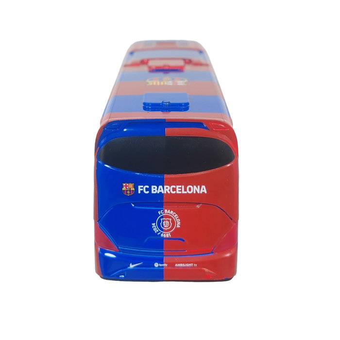 Eleven Force Bus L FC Barcelona 16652 Autobús Juguete con Apertura de Puertas y Retro-Fricción, Producto con Licencia Oficial