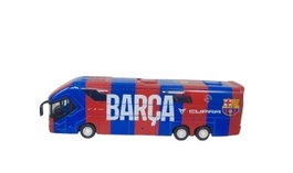 Eleven Force Bus L FC Barcelona 16652 Autobús Juguete con Apertura de Puertas y Retro-Fricción, Producto con Licencia Oficial