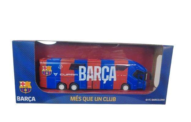 Eleven Force Bus L FC Barcelona 16652 Autobús Juguete con Apertura de Puertas y Retro-Fricción, Producto con Licencia Oficial