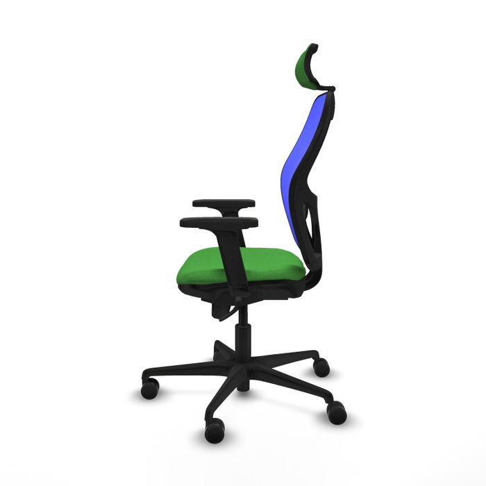 PIQUERAS Y CRESPO Silla de oficina Jorquera con mecanismo Sincro, Verde y Azul PIQUERAS Y CRESPO Silla de oficina Jorquera con mecanismo Sincro, Verde y Azul
