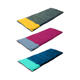 Camp Active Saco de dormir poliéster colores surtidos, 190 x 75 cm, confort 18°C / 25°C