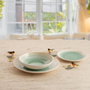 Quid Plato Hondo de Porcelana 20cm Velvet Neo Verde