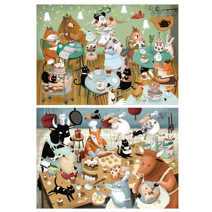 Educa Puzzle 2X48 Cuentos Del Bosque 19687 Rompecabezas Infantil +4 Años