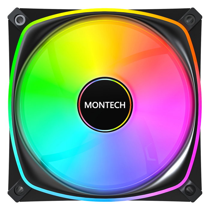Montech RX120 PRO Case Fan 120mm Negro
