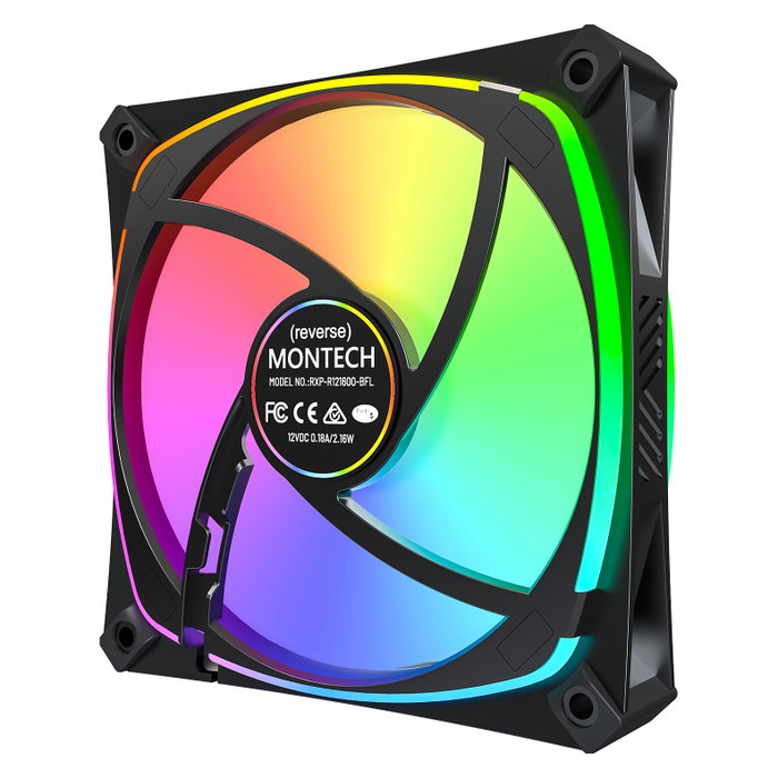 Montech RX120 PRO Case Fan 120mm Negro