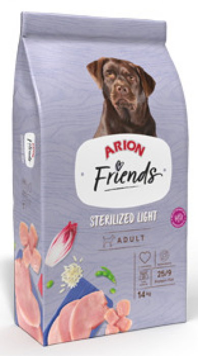 ARION FRIENDS PERRO STERILIZED LIGHT 3 KG ARION FRIENDS PERRO STERILIZED LIGHT 3 KG