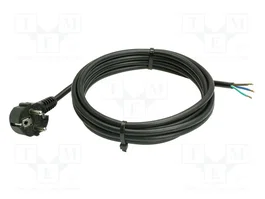 AS SCHWABE Cable de alimentación H05VV-F 3G1mm2 10m