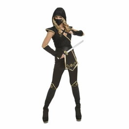 My Other Me Disfraz Black Ninja con Capucha, Máscara y Accesorios Talla XXL