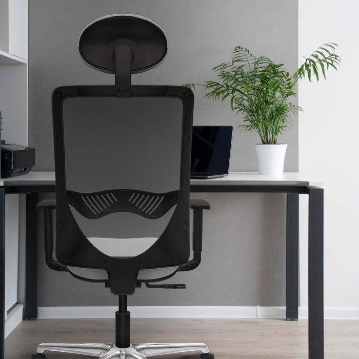 PIQUERAS Y CRESPO Silla de oficina Zulema con mecanismo Sincro, Crema y Blanco PIQUERAS Y CRESPO Silla de oficina Zulema con mecanismo Sincro, Crema y Blanco