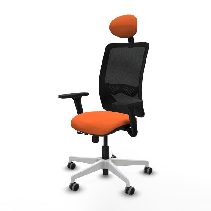 PIQUERAS Y CRESPO Silla de oficina Zulema Naranja y Negro PIQUERAS Y CRESPO Silla de oficina Zulema Naranja y Negro