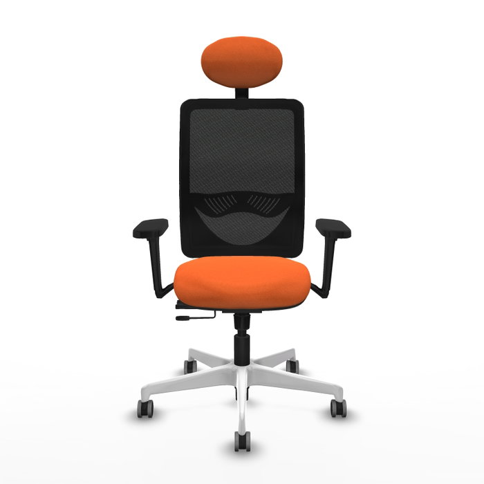 PIQUERAS Y CRESPO Silla de oficina Zulema Naranja y Negro PIQUERAS Y CRESPO Silla de oficina Zulema Naranja y Negro