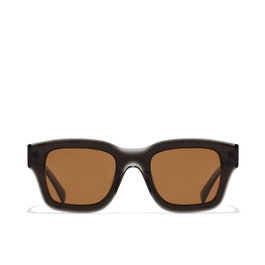 Hawkers Gafas de Sol CULTURE Polarizadas Unisex Color Gris Oscuro Marrón TR90 Cuadradas #Dark Grey Brown