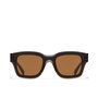 Hawkers CULTURE Gafas de Sol Polarizadas #Dark Grey Brown Unisex Diseño Cuadrado Lentes Anti-Deslumbramiento TR90 1 unidad