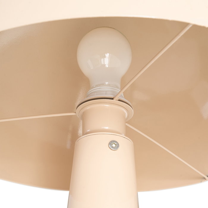 Lámpara Suelo Beige Metal 40 X 40 X 128 cm Lámpara Suelo Beige Metal 40 X 40 X 128 cm