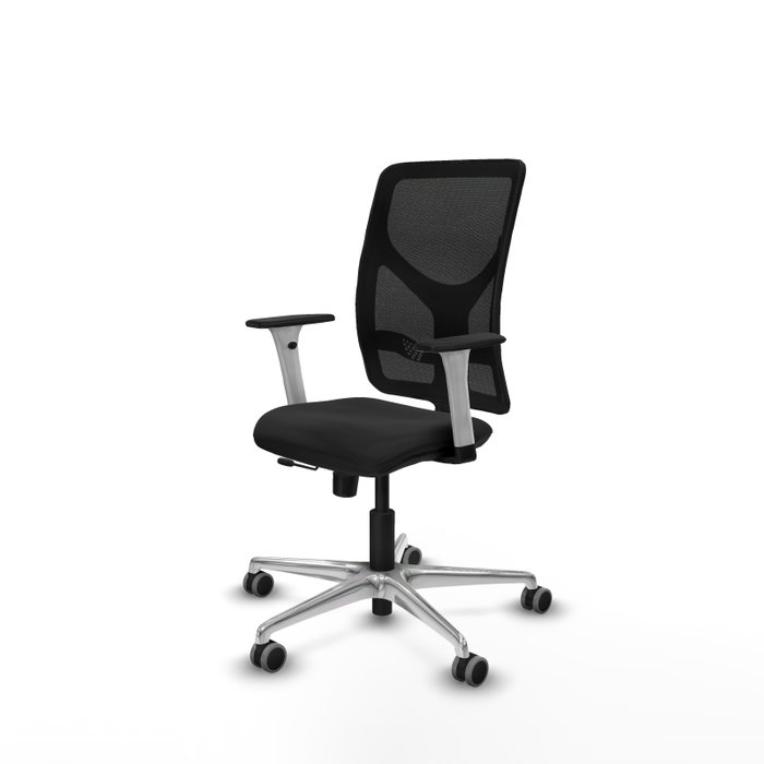 PIQUERAS Y CRESPO Silla de oficina Motilla con mecanismo Sincro/Traslack en Negro PIQUERAS Y CRESPO Silla de oficina Motilla con mecanismo Sincro/Traslack en Negro
