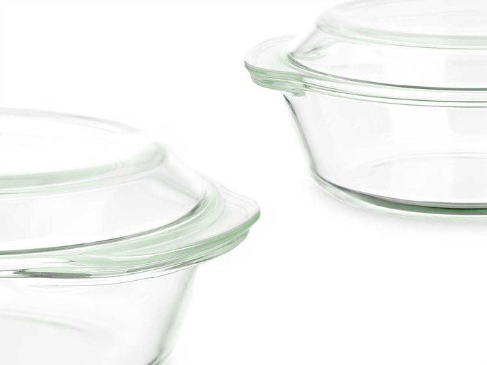 VIVALTO Cacerola Borosilicato Transparente 2L 26x10.5x23.2 cm (Set de 8) VIVALTO Cacerola Borosilicato Transparente 2L 26x10.5x23.2 cm (Set de 8)