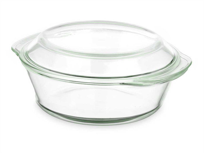 VIVALTO Cacerola Borosilicato Transparente 2L 26x10.5x23.2 cm (Set de 8) VIVALTO Cacerola Borosilicato Transparente 2L 26x10.5x23.2 cm (Set de 8)