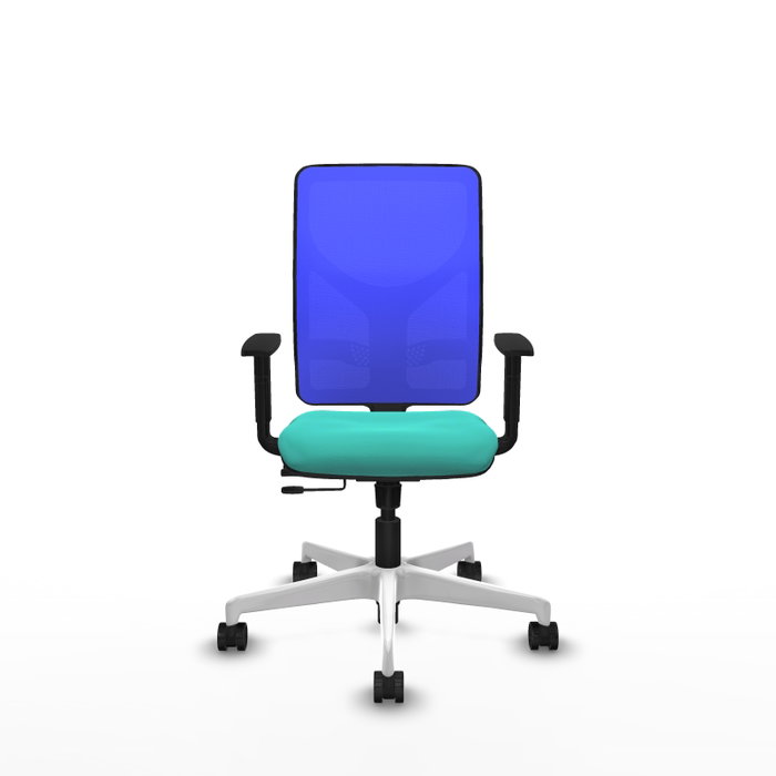 PIQUERAS Y CRESPO Silla de oficina Motilla con mecanismo Sincro/Traslack en Azul y Turquesa PIQUERAS Y CRESPO Silla de oficina Motilla con mecanismo Sincro/Traslack en Azul y Turquesa