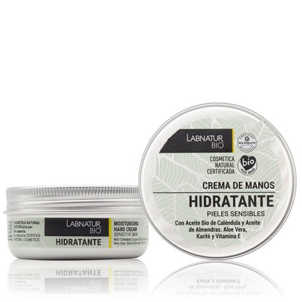 LABNATUR BIO Crema de Manos Hidratante para Pieles Sensibles 50 ml