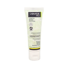 Labnatur Bio 50M Crema de Manos Hidratante para Pieles Sensibles con Caléndula, Aloe Vera y Vitamina E - Certificación BioVidaSana