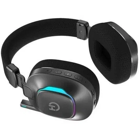 Hiditec Auriculares Gaming Inalámbricos Vortex GHE010004 ARGB Bluetooth Jack 3.5 Negros