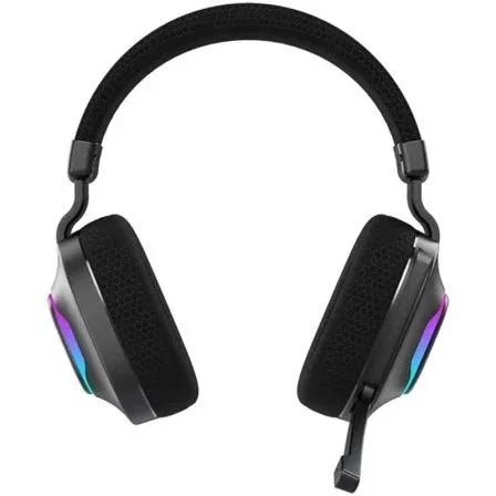 Hiditec Auriculares Gaming Inalámbricos Vortex GHE010004 ARGB Bluetooth Jack 3.5 Negros