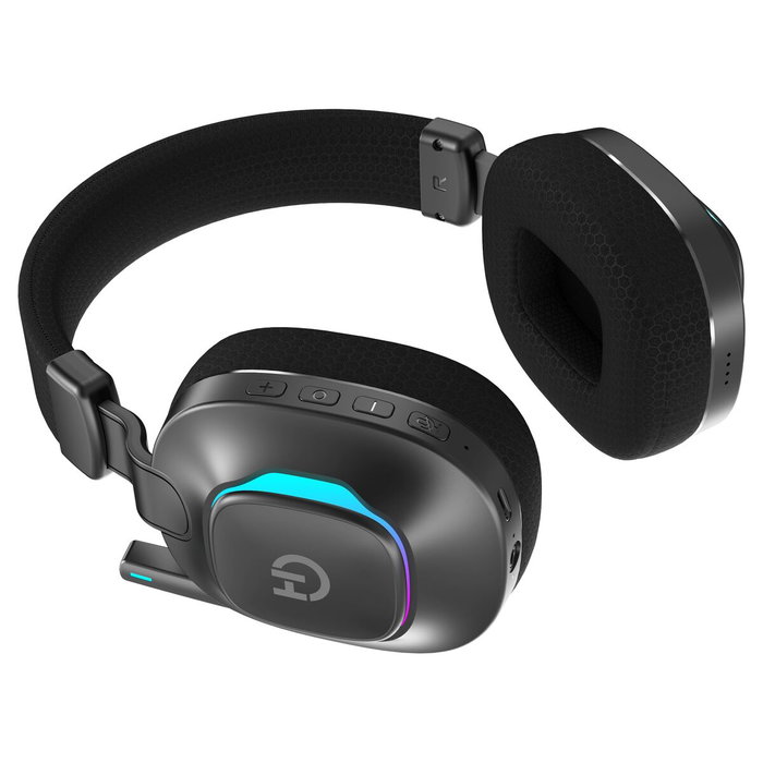 Hiditec Vortex ARGB Auriculares Gaming Inalámbricos Negros Hiditec Vortex ARGB Auriculares Gaming Inalámbricos Negros