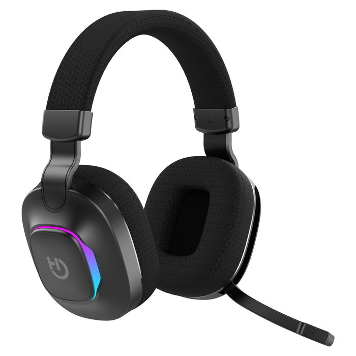 Hiditec Vortex ARGB Auriculares Gaming Inalámbricos Negros Hiditec Vortex ARGB Auriculares Gaming Inalámbricos Negros