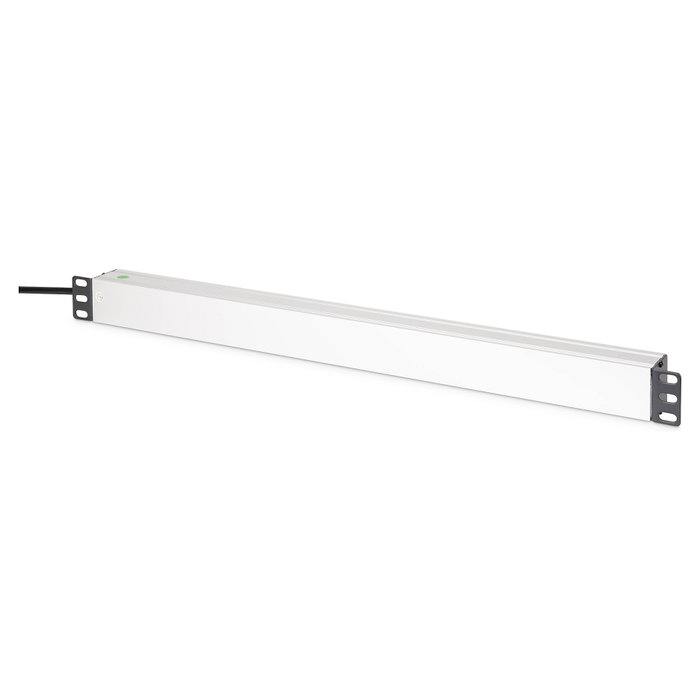 Digitus DN-95438 PDU de 9 salidas para rack de 19 pulgadas, 1U, negro/plata, 2 m