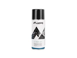 Lanberg CG-400FL-001 Limpiador de Aire Comprimido Duster 600ml, 1 pieza - Negro, Azul, Blanco