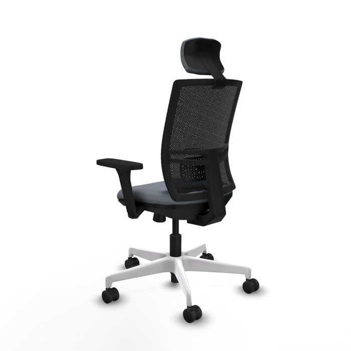 PIQUERAS Y CRESPO Silla de oficina Yunquera Gris y Negro PIQUERAS Y CRESPO Silla de oficina Yunquera Gris y Negro