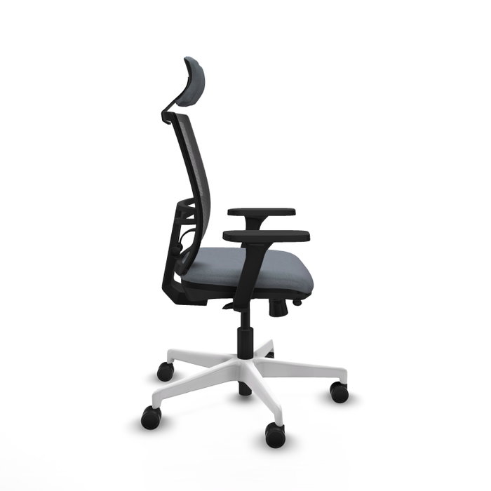 PIQUERAS Y CRESPO Silla de oficina Yunquera Gris y Negro PIQUERAS Y CRESPO Silla de oficina Yunquera Gris y Negro
