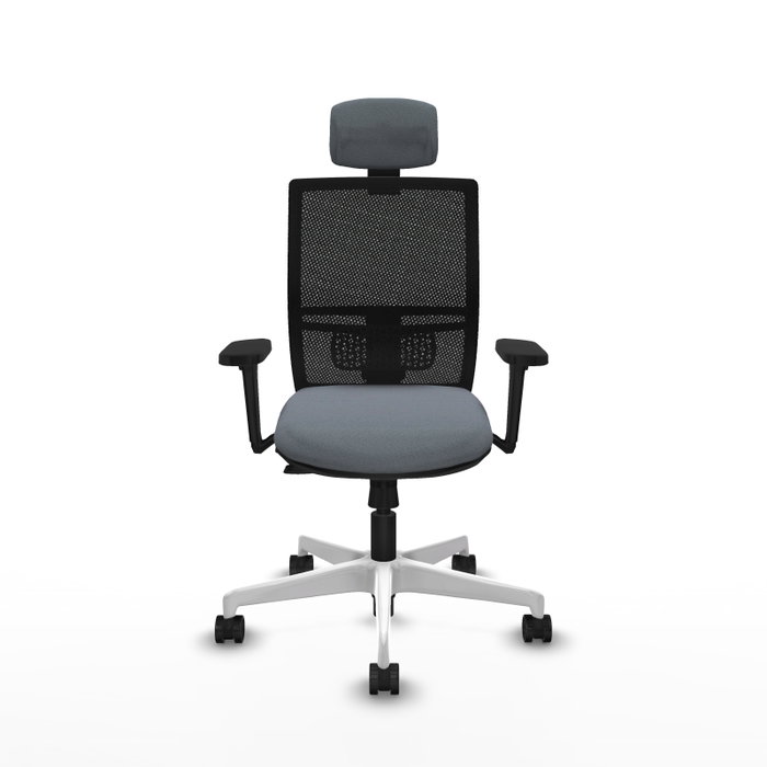 PIQUERAS Y CRESPO Silla de oficina Yunquera Gris y Negro PIQUERAS Y CRESPO Silla de oficina Yunquera Gris y Negro