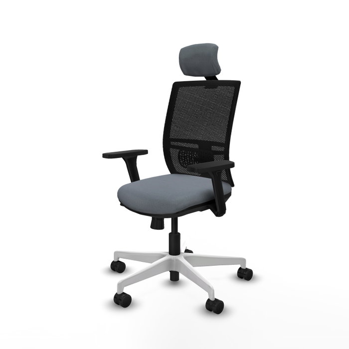 PIQUERAS Y CRESPO Silla de oficina Yunquera Gris y Negro PIQUERAS Y CRESPO Silla de oficina Yunquera Gris y Negro