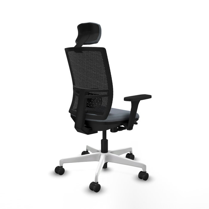 PIQUERAS Y CRESPO Silla de oficina Yunquera Gris y Negro PIQUERAS Y CRESPO Silla de oficina Yunquera Gris y Negro