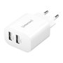 Intenso Cargador de pared W24AA con 2 puertos USB-A blanco