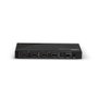 LINDY 38302 Matriz de Conmutación AV HDMI 2x2, 18 Gbit/s, 4K@60Hz (4096x2160), HDCP 2.2, Negro, Carcasa de Metal