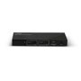 LINDY 38302 Matriz de Conmutación AV HDMI 2x2, 18 Gbit/s, 4K@60Hz (4096x2160), HDCP 2.2, Negro, Carcasa de Metal