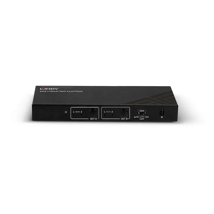 Lindy 38302 Matriz de Conmutación AV HDMI 2x2 18G, 4K 60Hz, HDCP 2.2, Conector Toslink, Color Negro Lindy 38302 Matriz de Conmutación AV HDMI 2x2 18G, 4K 60Hz, HDCP 2.2, Conector Toslink, Color Negro