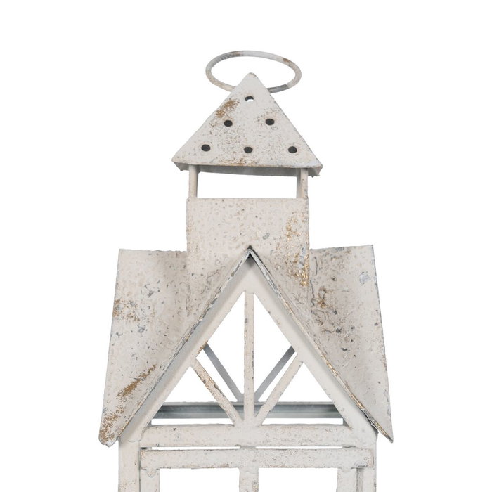 Ixia Farol Portavelas Blanco Metal 15 x 15 x 45 cm Ixia Farol Portavelas Blanco Metal 15 x 15 x 45 cm