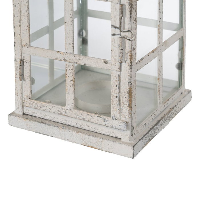 Ixia Farol Portavelas Blanco Metal 15 x 15 x 45 cm Ixia Farol Portavelas Blanco Metal 15 x 15 x 45 cm