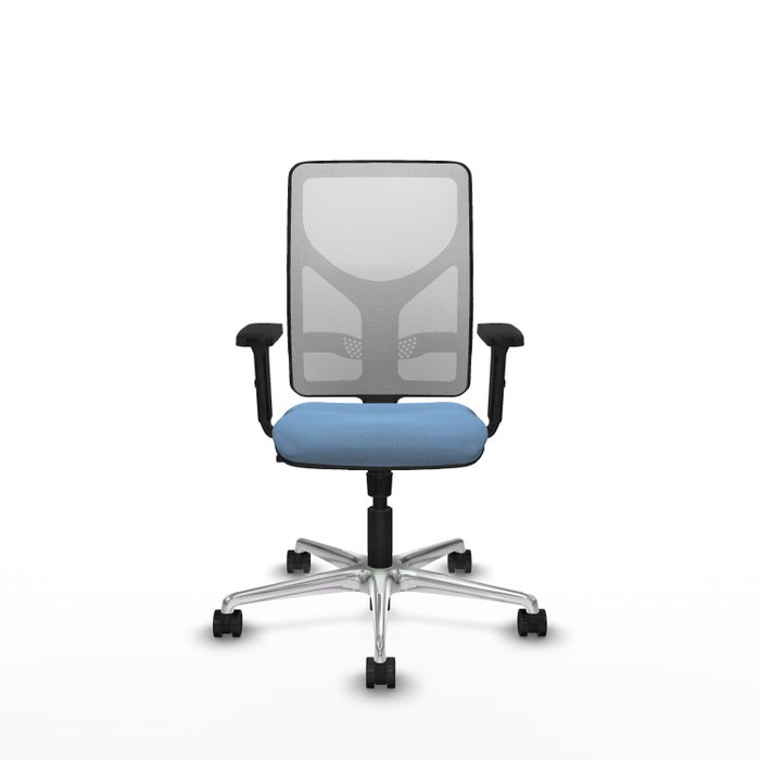 PIQUERAS Y CRESPO Silla de oficina Motilla con mecanismo Sincro, Azul cielo y Blanco PIQUERAS Y CRESPO Silla de oficina Motilla con mecanismo Sincro, Azul cielo y Blanco