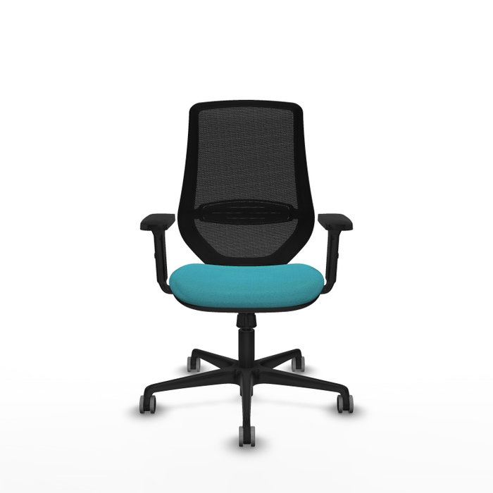PIQUERAS Y CRESPO Silla de oficina Mardos con mecanismo Sincro, Turquesa y Negro PIQUERAS Y CRESPO Silla de oficina Mardos con mecanismo Sincro, Turquesa y Negro