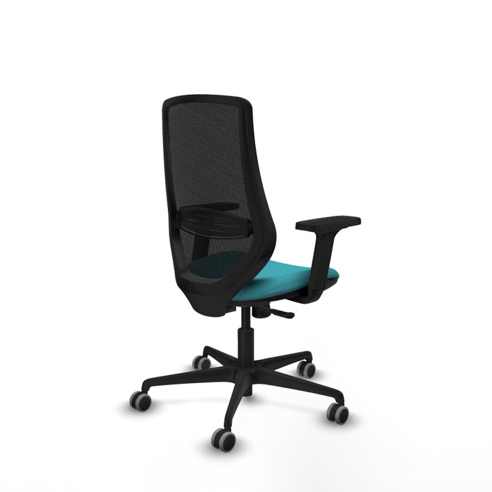 PIQUERAS Y CRESPO Silla de oficina Mardos con mecanismo Sincro, Turquesa y Negro PIQUERAS Y CRESPO Silla de oficina Mardos con mecanismo Sincro, Turquesa y Negro