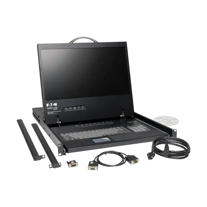 Tripp Lite B040 - 008 - 19 Consola KVM Switch con monitor LCD de 19 pulgadas y teclado integrado - 8 puertos - Factor de forma 1U para rack