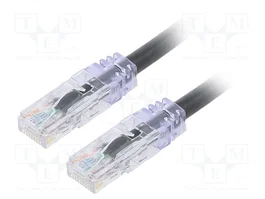 PANDUIT Patch cord Cat 6a U/UTP 2m Negro TX6A™ 10Gig