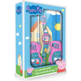 KIDS LICENSING Reloj Digital + Walkie Talkie Peppa Pig Blister