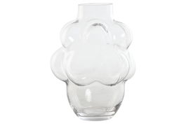 DKD Home Decor Jarrón Transparente Bubble Cristal 17 x 24 x 19 cm