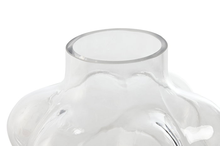 DKD Home Decor Jarrón de Cristal Bubble Transparente 19x17x24 cm DKD Home Decor Jarrón de Cristal Bubble Transparente 19x17x24 cm
