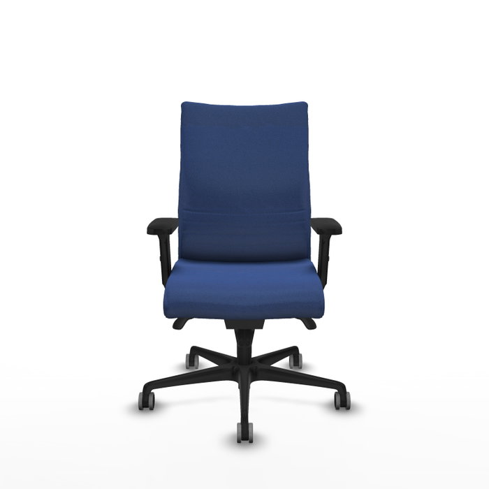 PIQUERAS Y CRESPO Silla Albacete Confidente con Mecanismo Sincro Azul Marino